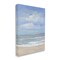 Stupell Industries Cloudy Ocean Bay Shoreline Canvas Wall Art